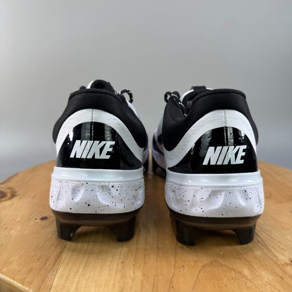 Nike Alpha Huarache Elite 4 Low MCS Men Size 14 Baseball Cleats White FD6255-108 - Picture 4 of 9